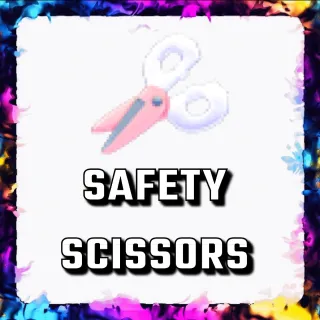 SAFETY SCISSORS ADOPT ME