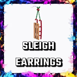 SLEIGH EARRINGS ADOPT ME