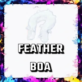FEATHER BOA ADOPT ME