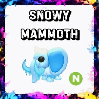SNOWY MAMMOTH N ADOPT ME