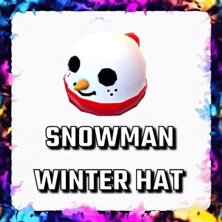 SNOWMAN WINTER HAT ADOPT ME