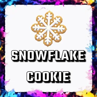 SNOWFLAKE COOKIE ADOPT ME