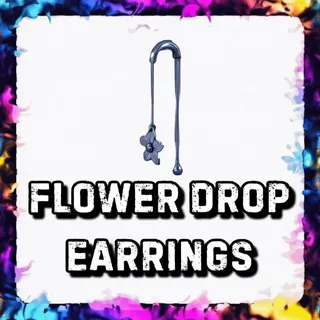 FLOWER DROP EARRINGS ADOPT ME