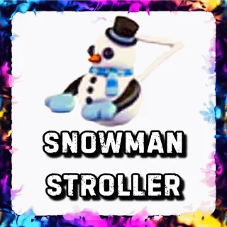 SNOWMAN STROLLER ADOPT ME