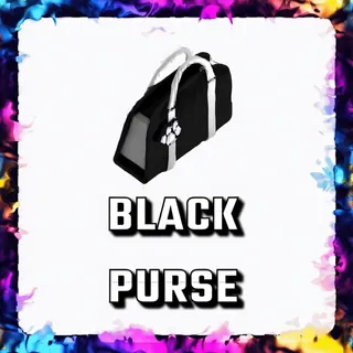 BLACK PURSE ADOPT ME