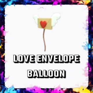 LOVE ENVELOPE BALLOON ADOPT ME