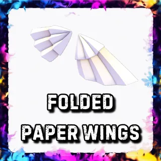 FOLDED PAPER WINGS ADOPT ME