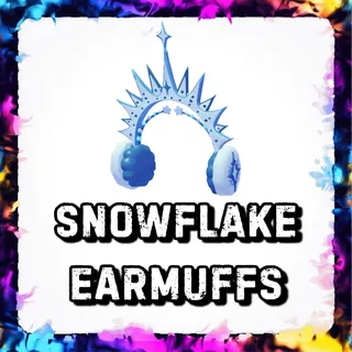 SNOWFLAKE EARMUFFS ADOPT ME