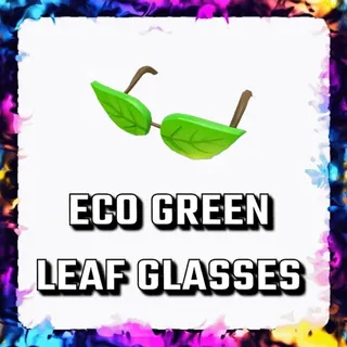 ECO GREEN LEAF GLASSES ADOPT ME