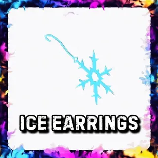 ICE EARRINGS ADOPT ME