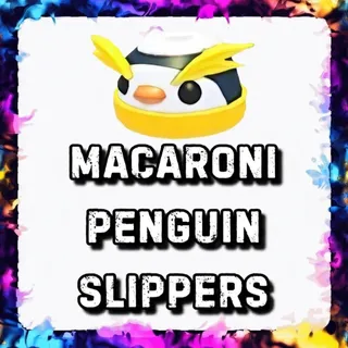 MACARONI PENGUIN SLIPPERS ADOPT ME