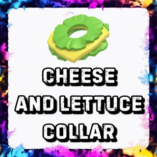 CHEESE AND LETTUCE COLLAR ADOPT ME