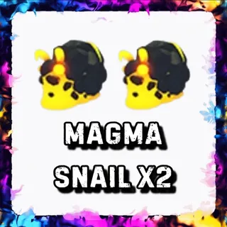 MAGMA SNAIL x2 ADOPT ME