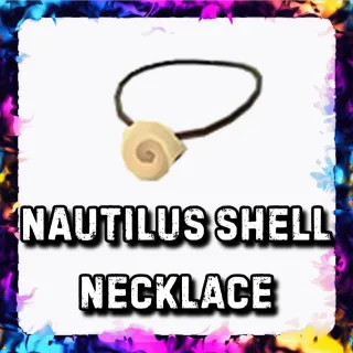 NAUTILUS SHELL NECKLACE ADOPT ME