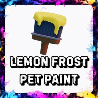 LEMON FROST PET PAINT ADOPT ME