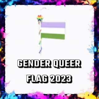 GENDER QUEER FLAG 2023 ADOPT ME