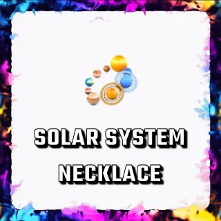 SOLAR SYSTEM NECKLACE ADOPT ME