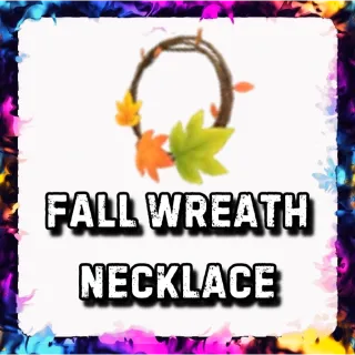 FALL WREATH NECKLACE ADOPT ME