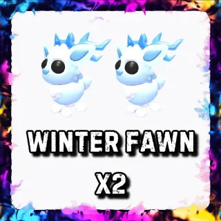 WINTER FAWN x2 ADOPT ME