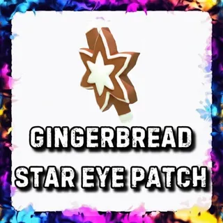 GINGERBREAD STAR EYE PATCH ADOPT ME