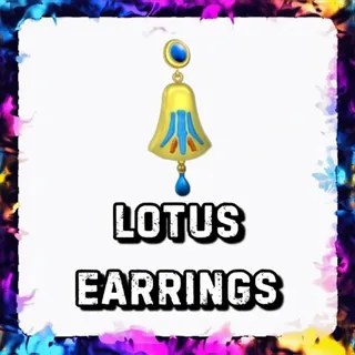 LOTUS EARRINGS ADOPT ME