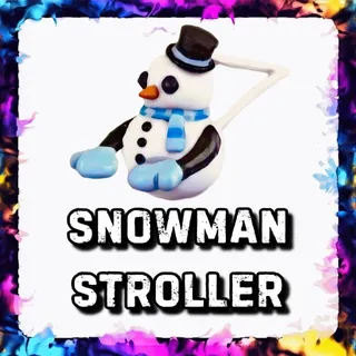 SNOWMAN STROLLER ADOPT ME