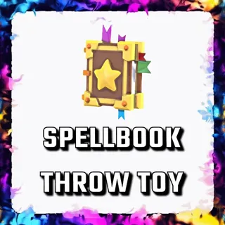SPELLBOOK THROW TOY ADOPT ME