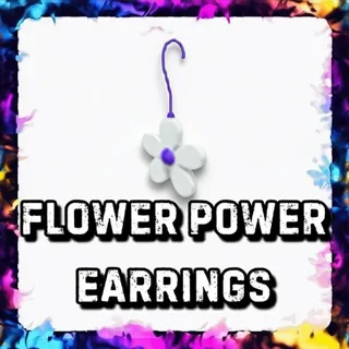 FLOWER POWER EARRINGS ADOPT ME