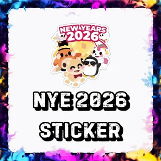 NYE 2026 STICKER ADOPT ME