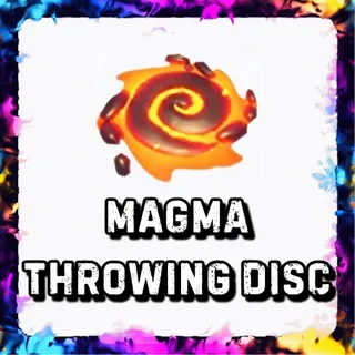MAGMA THROWING DISC ADOPT ME