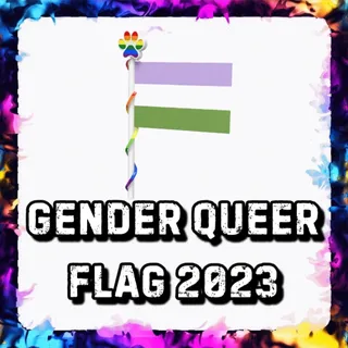 GENDER QUEER FLAG 2023 ADOPT ME