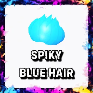 SPIKY BLUE HAIR ADOPT ME