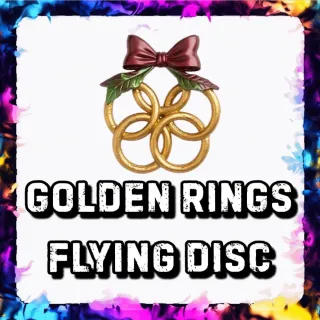 GOLDEN RINGS FLYING DISC ADOPT ME