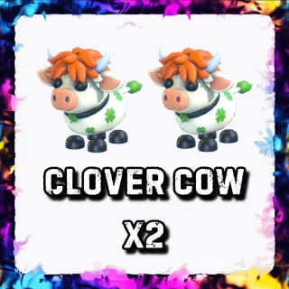 CLOVER COW x2 ADOPT ME