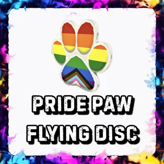 PRIDE PAW FLYING DISC ADOPT ME