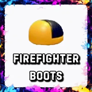 FIREFIGHTER BOOTS ADOPT ME