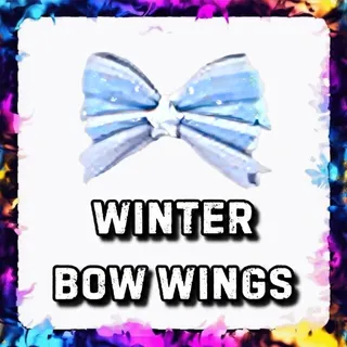 WINTER BOW WINGS ADOPT ME