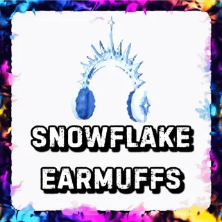 SNOWFLAKE EARMUFFS ADOPT ME