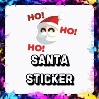 SANTA STICKER ADOPT ME