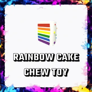 RAINBOW CAKE CHEW TOY ADOPT ME