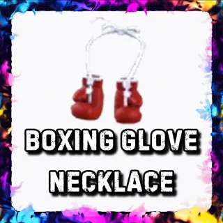 BOXING GLOVE NECKLACE ADOPT ME