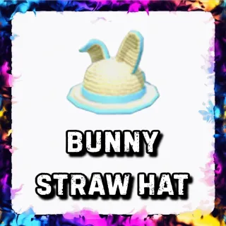 BUNNY STRAW HAT ADOPT ME