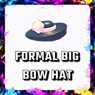 FORMAL BIG BOW HAT ADOPT ME