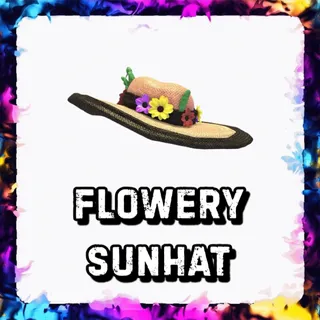 FLOWERY SUNHAT ADOPT ME