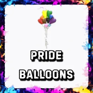 PRIDE BALLOONS ADOPT ME