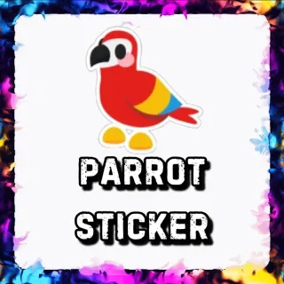 PARROT STICKER ADOPT ME