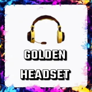 GOLDEN HEADSET ADOPT ME