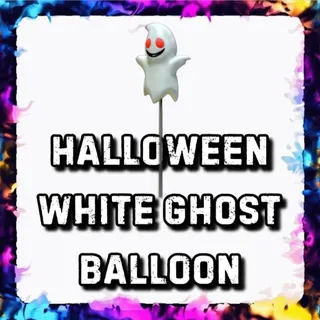 HALLOWEEN WHITE GHOST BALLOON ADOPT ME