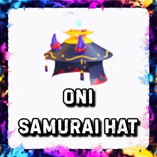 ONI SAMURAI HAT ADOPT ME