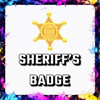 SHERIFF’S BADGE ADOPT ME
